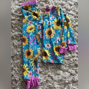 Little Sleepies Sunflower Fields LS PJ Set 2T